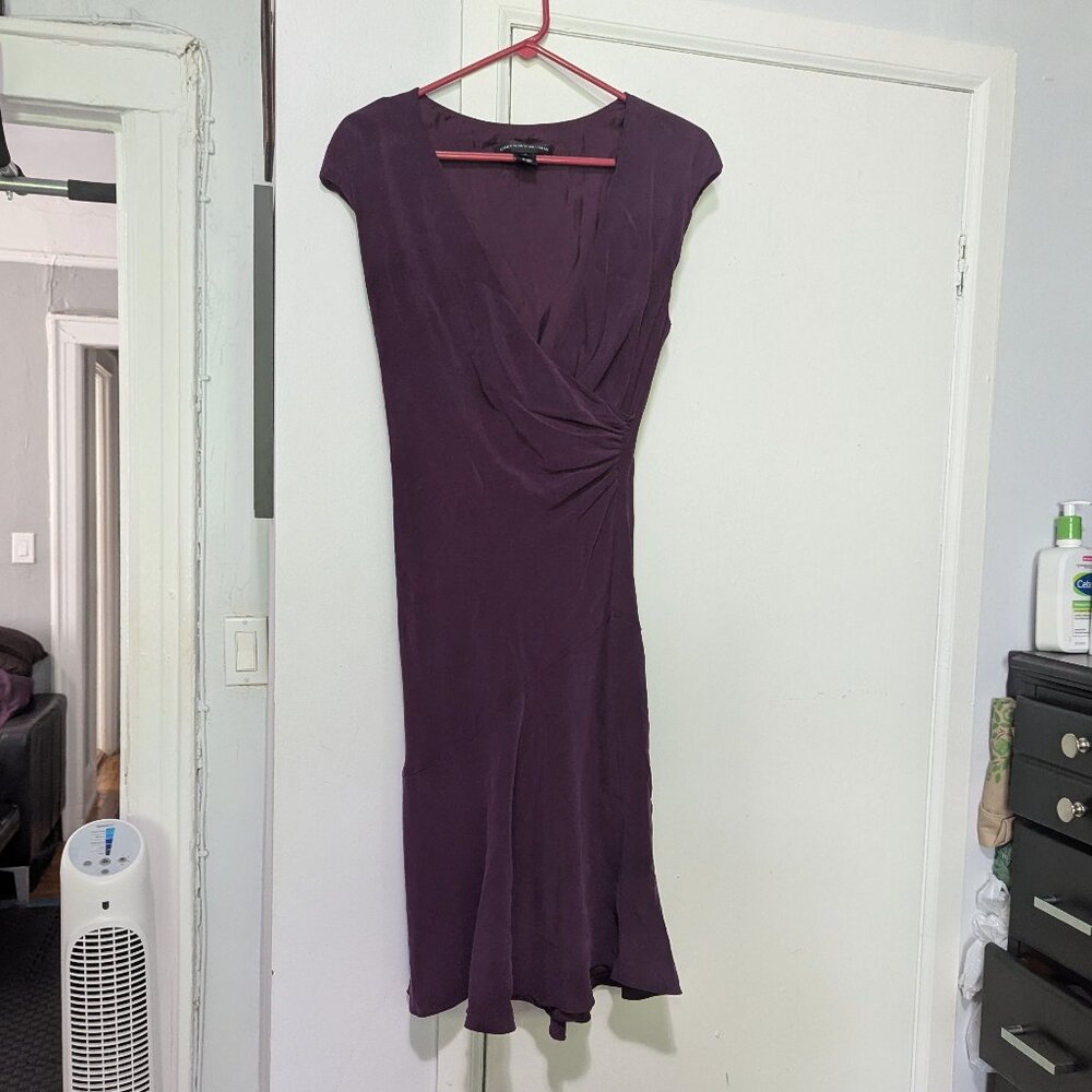 Jones New York Purple Midi Dress